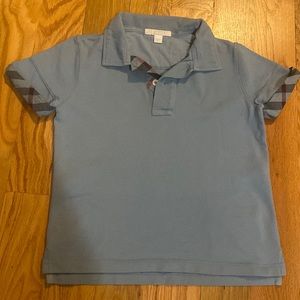 Boys Burberry polo top